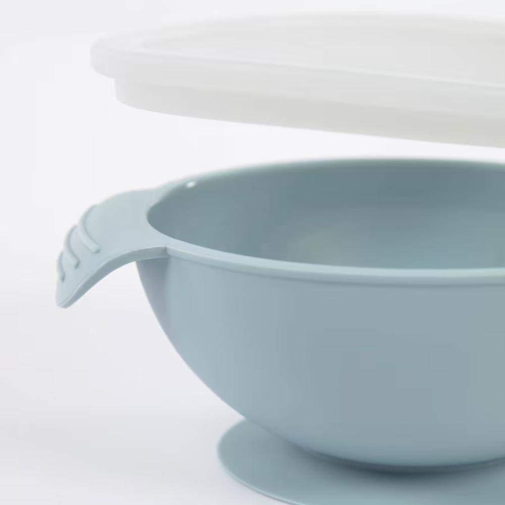 Handled Bowl con tapa y succión