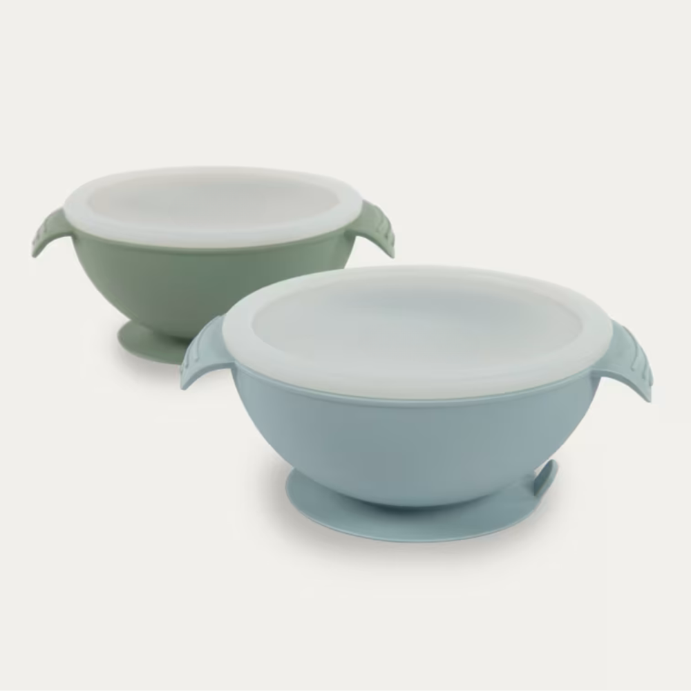 Handled Bowl con tapa y succión