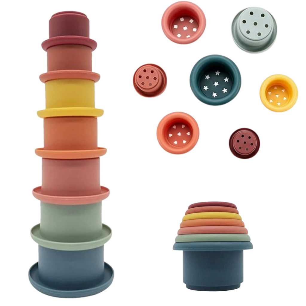 Mini vasitos apilables