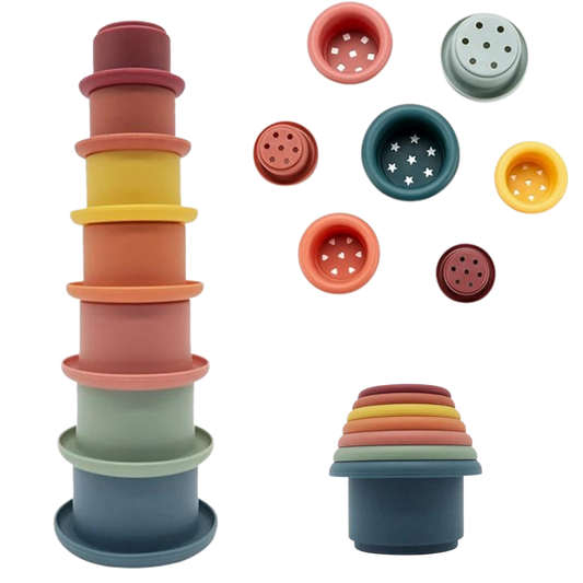 Mini vasitos apilables