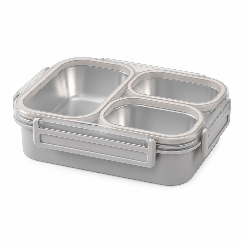 Lunch Box 3-section acero inoxidable (850ml)
