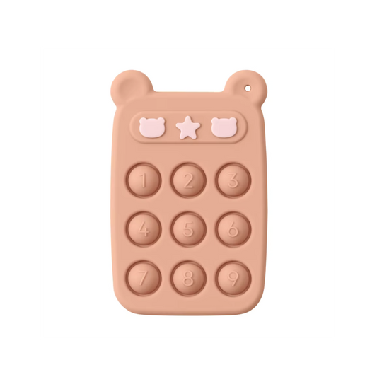 Mordedor Teléfono Osito/Pop it Multisensorial