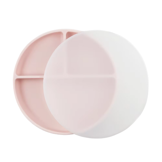 Plato con divisiones, tapa y succión