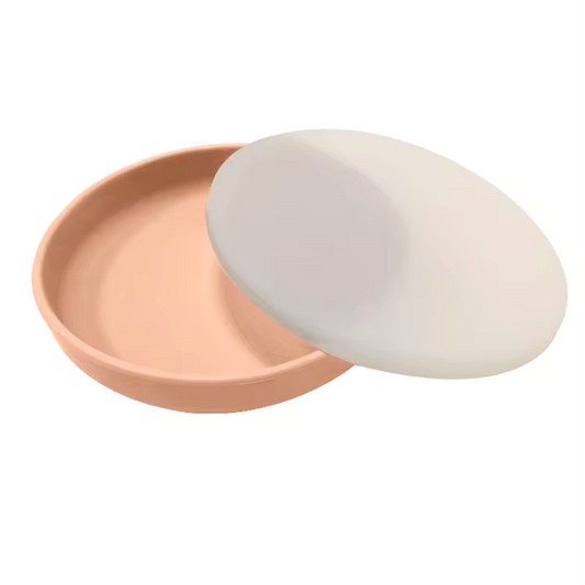 Plato con tapa y succión