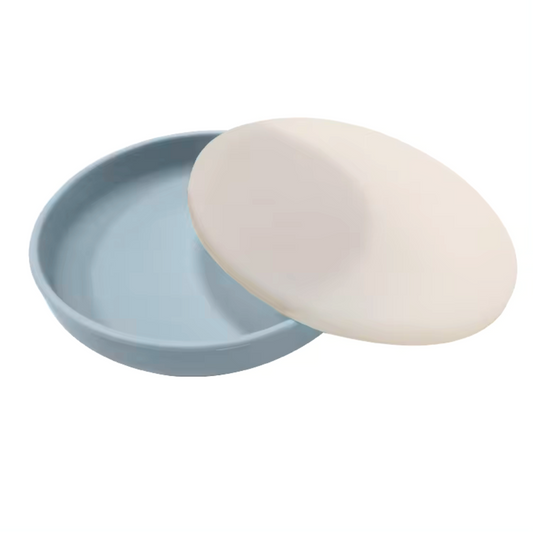 Plato con tapa y succión