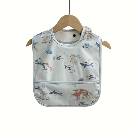 Babero Impermeable Sin Mangas (6M - 3A)