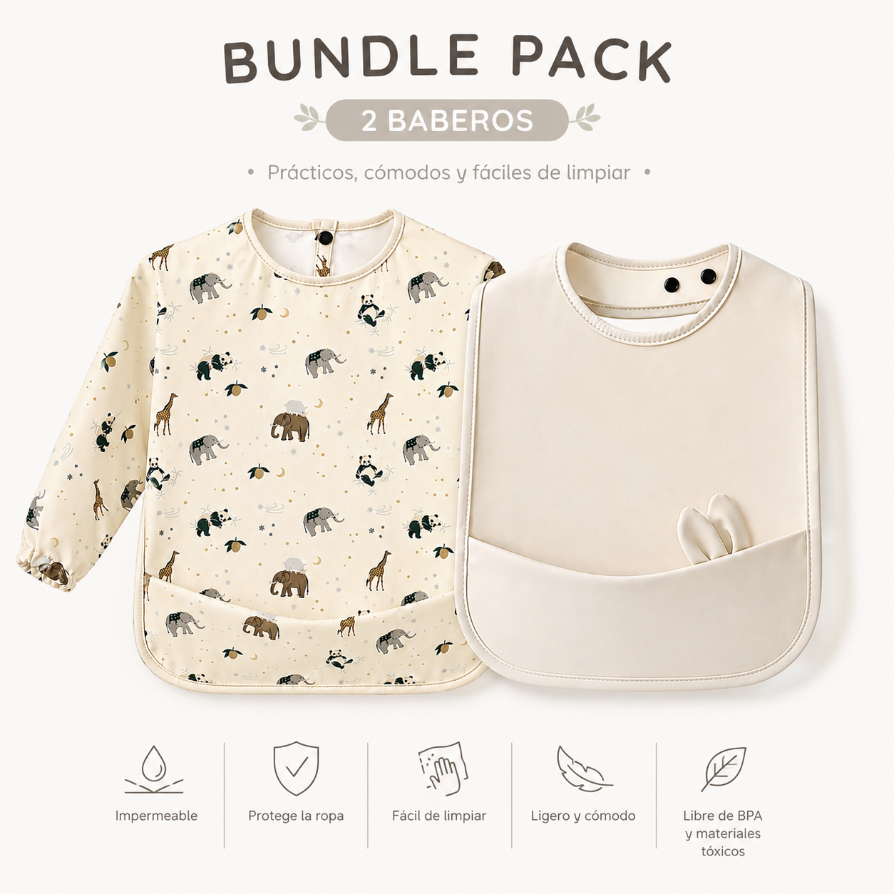 Bundle Pack Baberos · x2