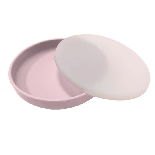 Plato con tapa y succión