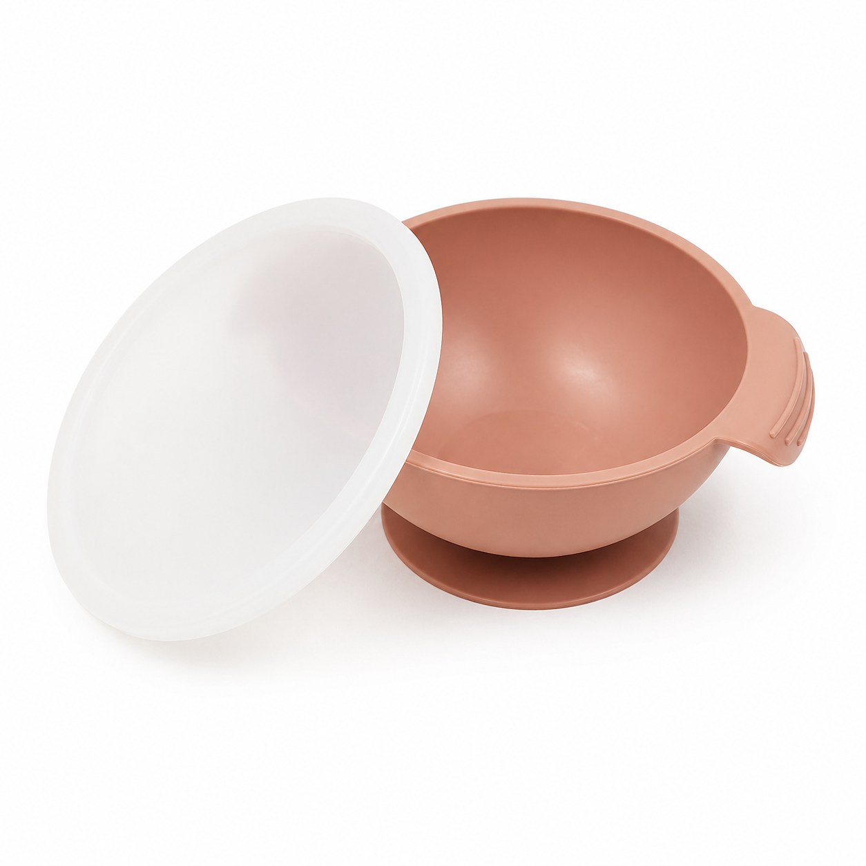 Bowl con tapa y succión