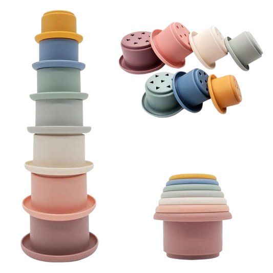 Mini vasitos apilables