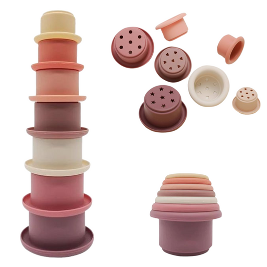 Mini vasitos apilables