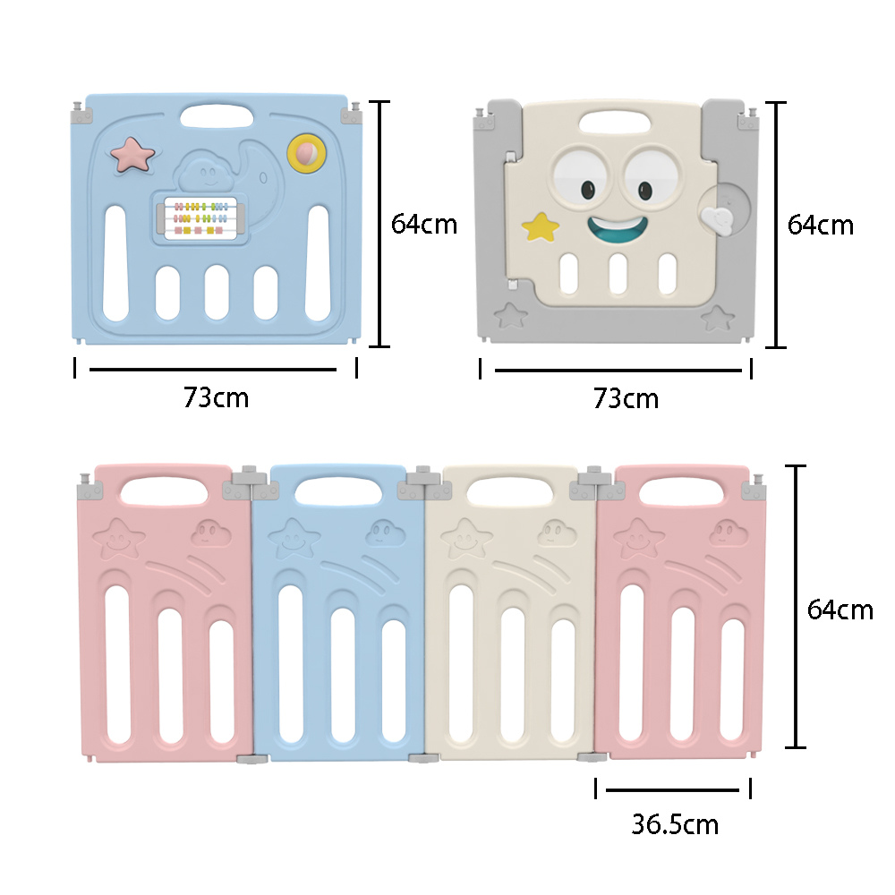 Corral plegable Happy Star 14 paneles