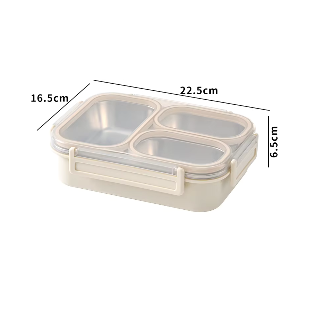 Lunch Box 3-section acero inoxidable (850ml)