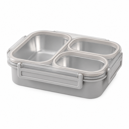 Lunch Box 3-section acero inoxidable (850ml)