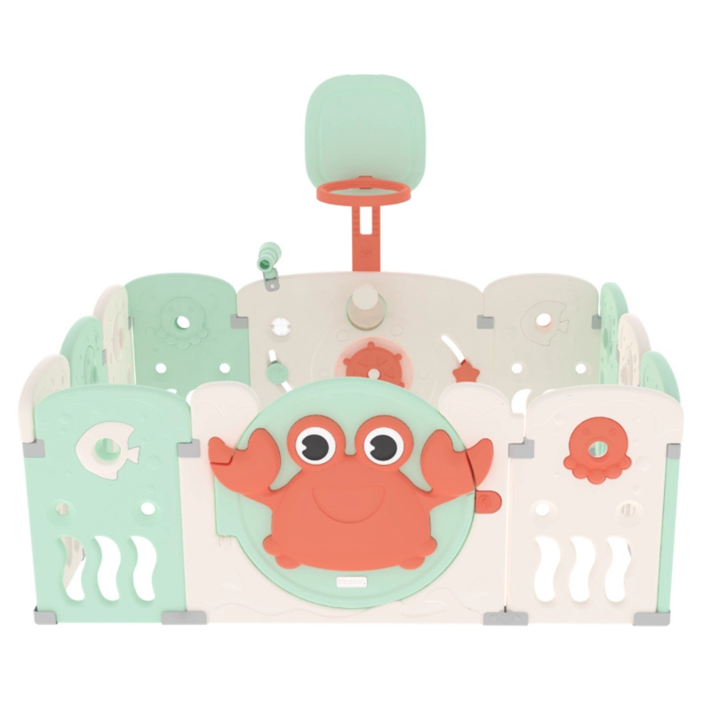 Corral Ocean 14 paneles - Mint & White