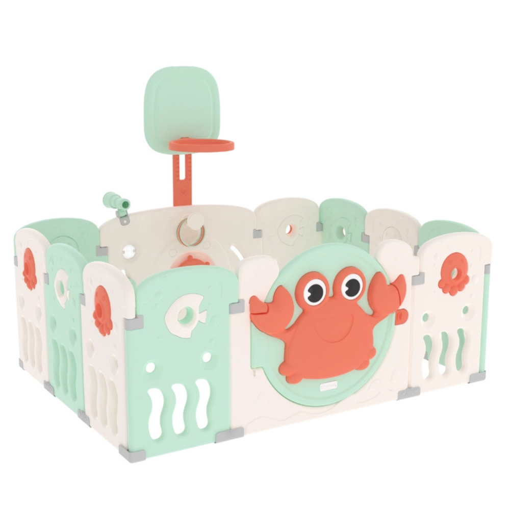 Corral Ocean 14 paneles - Mint & White