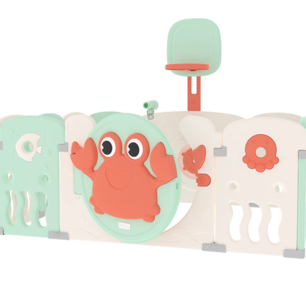 Corral Ocean 14 paneles - Mint & White