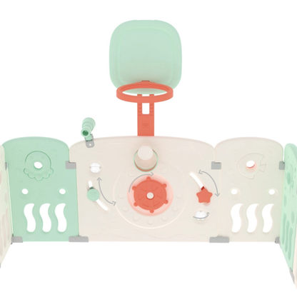 Corral Ocean 14 paneles - Mint & White