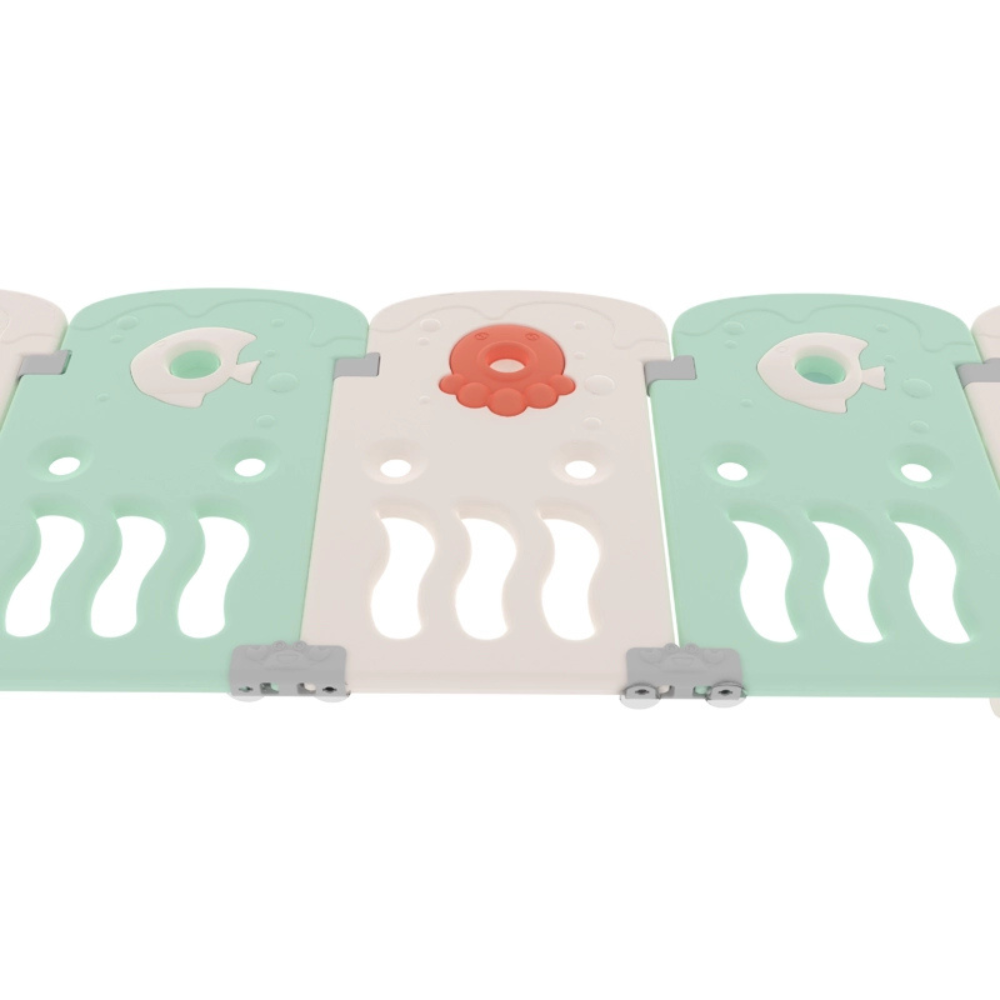 Corral Ocean 14 paneles - Mint & White