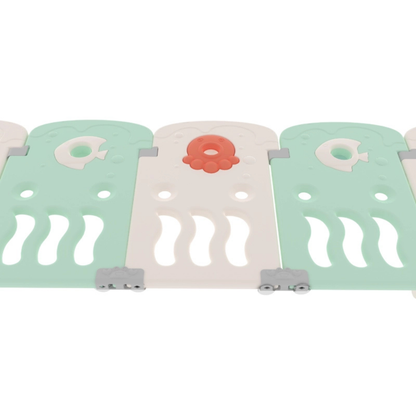 Corral Ocean 14 paneles - Mint & White