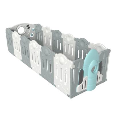 Corral Rocket 14 paneles - Gray & White