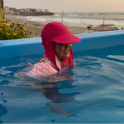 Gorro de piscina/playa lycra UPF50+ (2-6A)