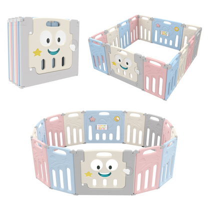 Corral plegable Happy Star 14 paneles