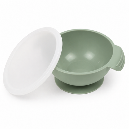 Bowl con tapa y succión