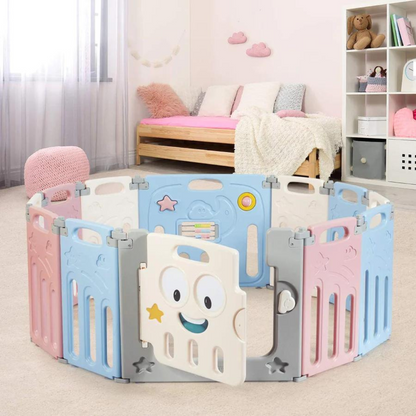 Corral plegable Happy Star 14 paneles