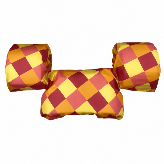 Chaleco Flotador con Mangas Gingham (2-6A)
