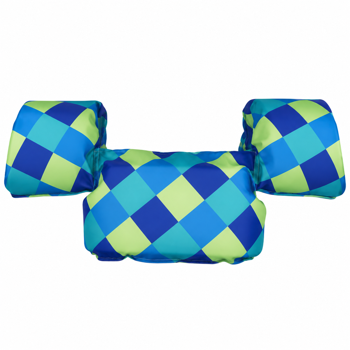 Chaleco Flotador con Mangas Gingham (2-6A)