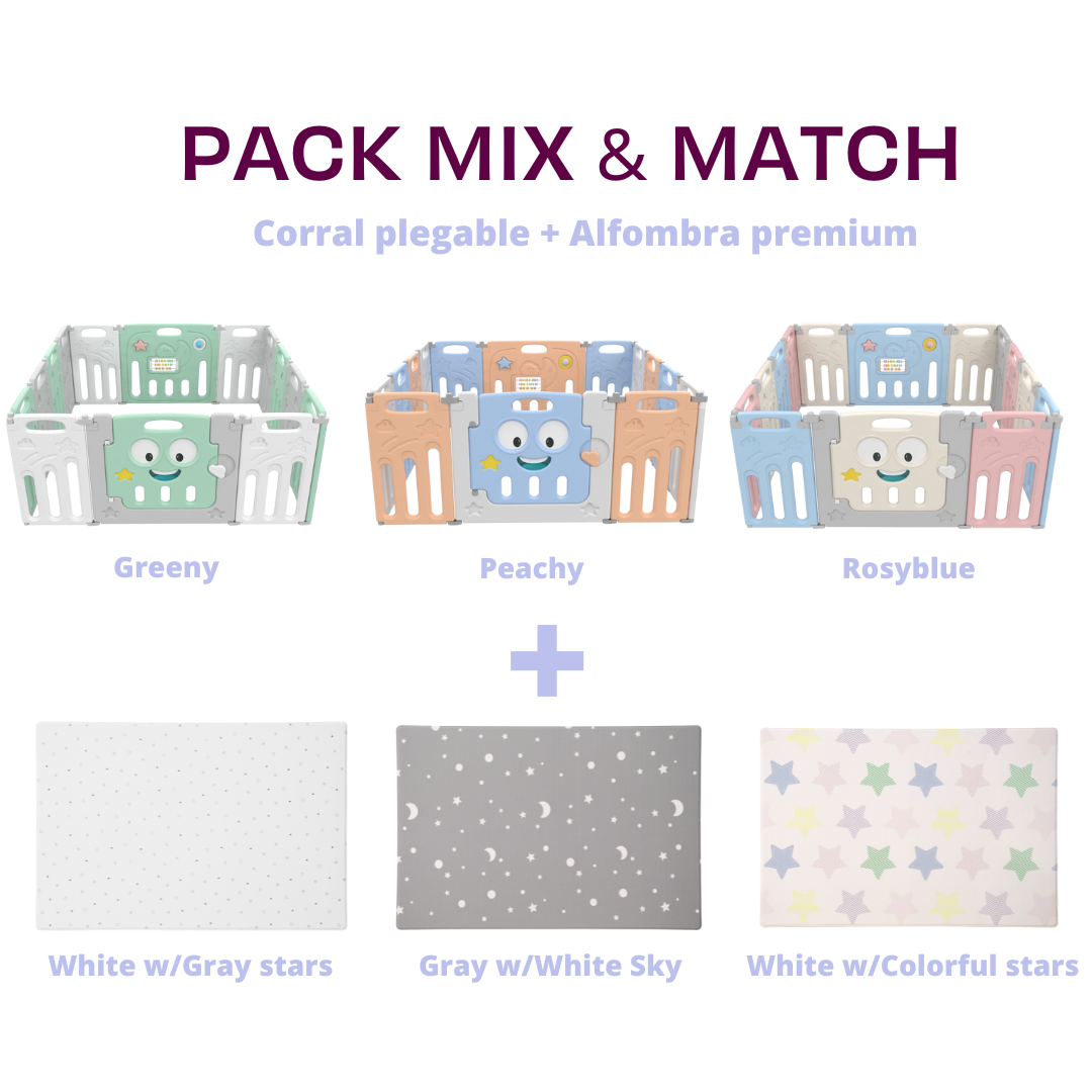 Pack Mix & Match: 1 corral + 1 alfombra