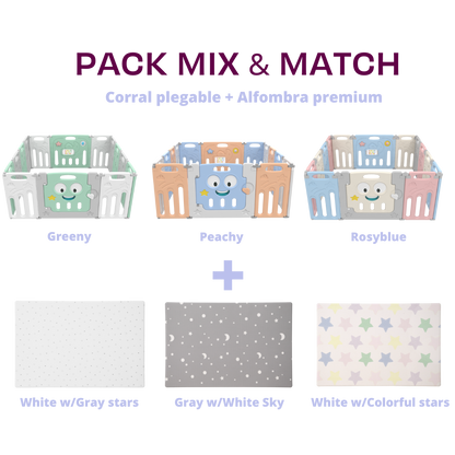 Pack Mix & Match: 1 corral + 1 alfombra