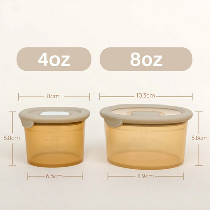 Contenedor 8onz + tapa snack anti-caída
