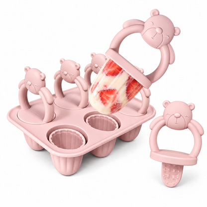 Molde mini helados Bear (20ml c/u) · x6