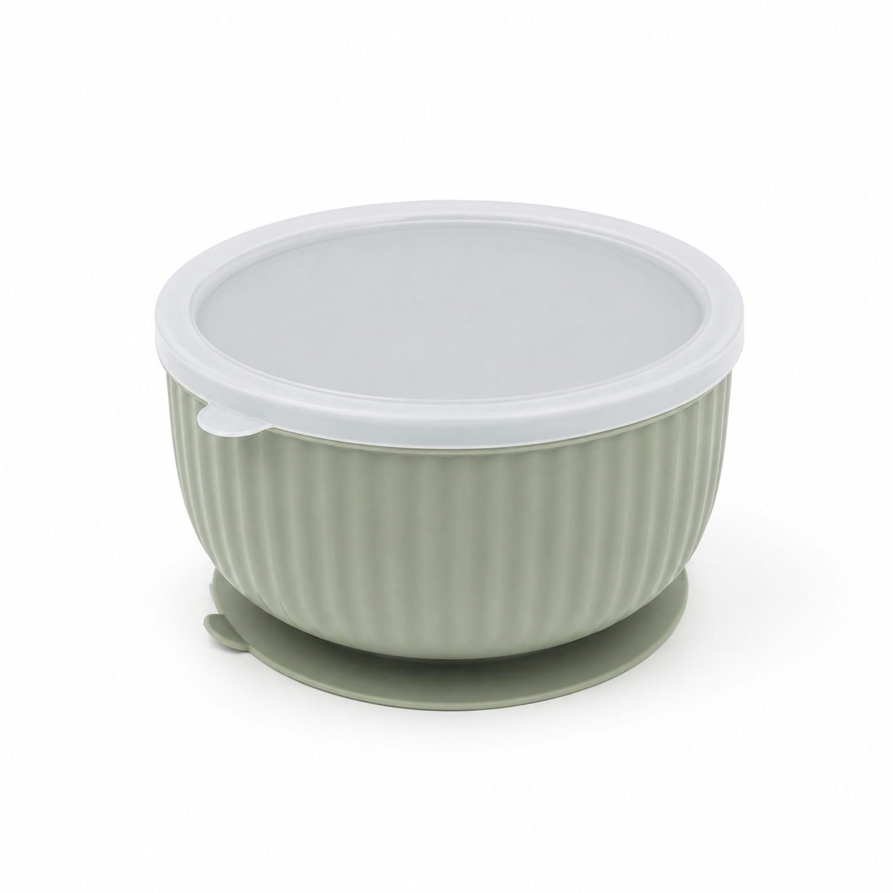Bowl con tapa y succión