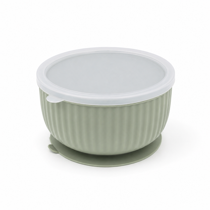 Bowl con tapa y succión
