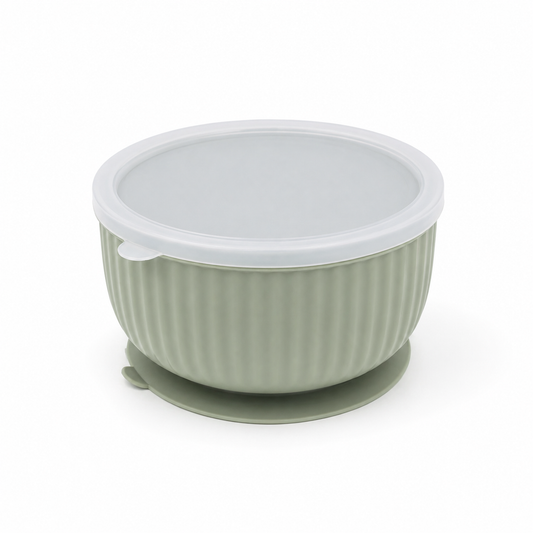 Bowl con tapa y succión
