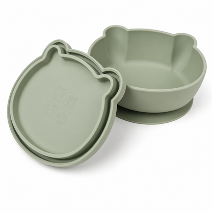 Bear Bowl con tapa y succión